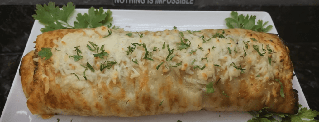 Rocambole de Batata e Carne Moída