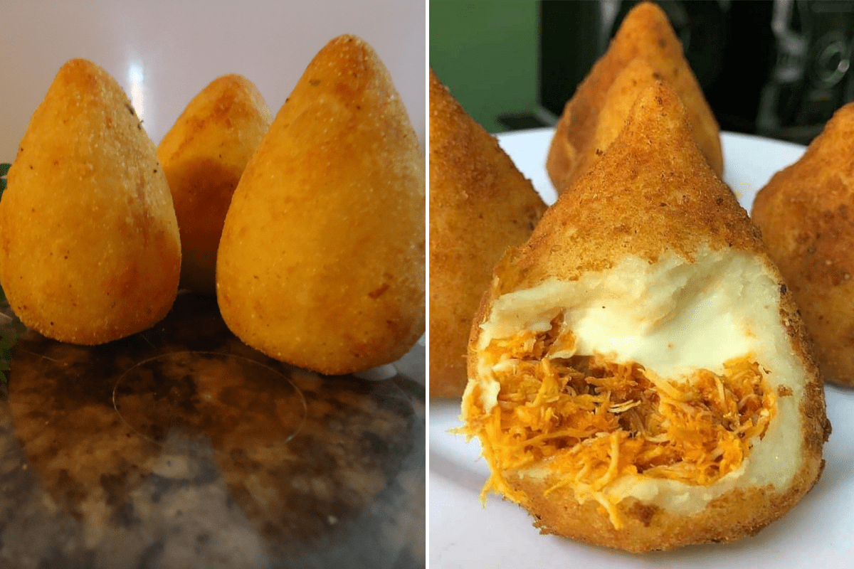 coxinha com massa de batata