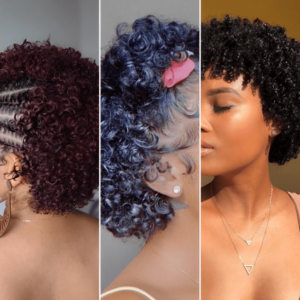 Cabelo cacheado curto