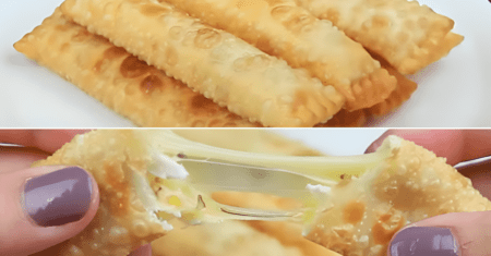 Faça o palito recheado de queijo com massa de pastel: Frito e fácil de preparar