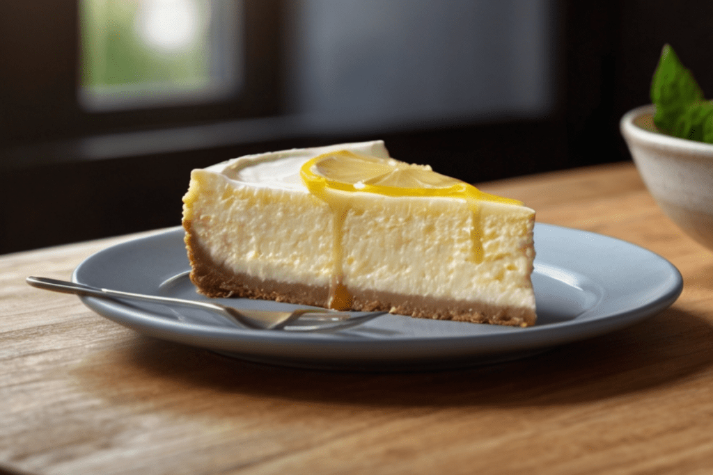 cheesecake de limão siciliano