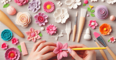 Como Fazer Flores de Pasta Americana: Guia Passo a Passo para Confeitaria Artística