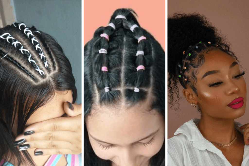 penteados com liguinha
