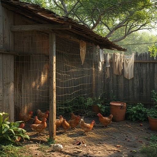 Galinheiro simples e barato