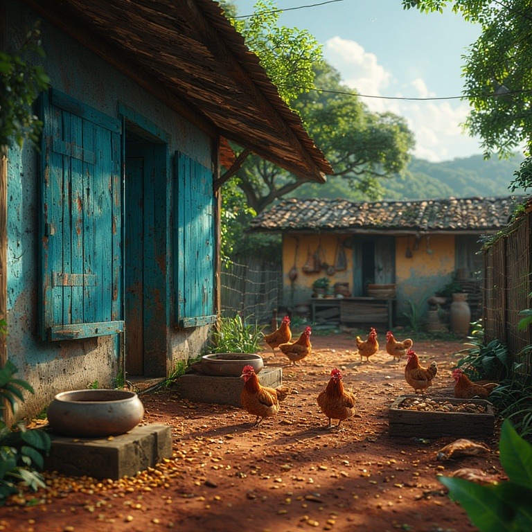 Galinheiro simples e barato